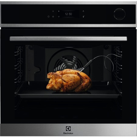 Cuptor incorporabil Electrolux EOC8P39WX, Electric, 72 l, Autocuratare pirolitica, SteamCrisp, Grill, Timer electronic, Conectivitate WiFi, Clasa A+, Inox