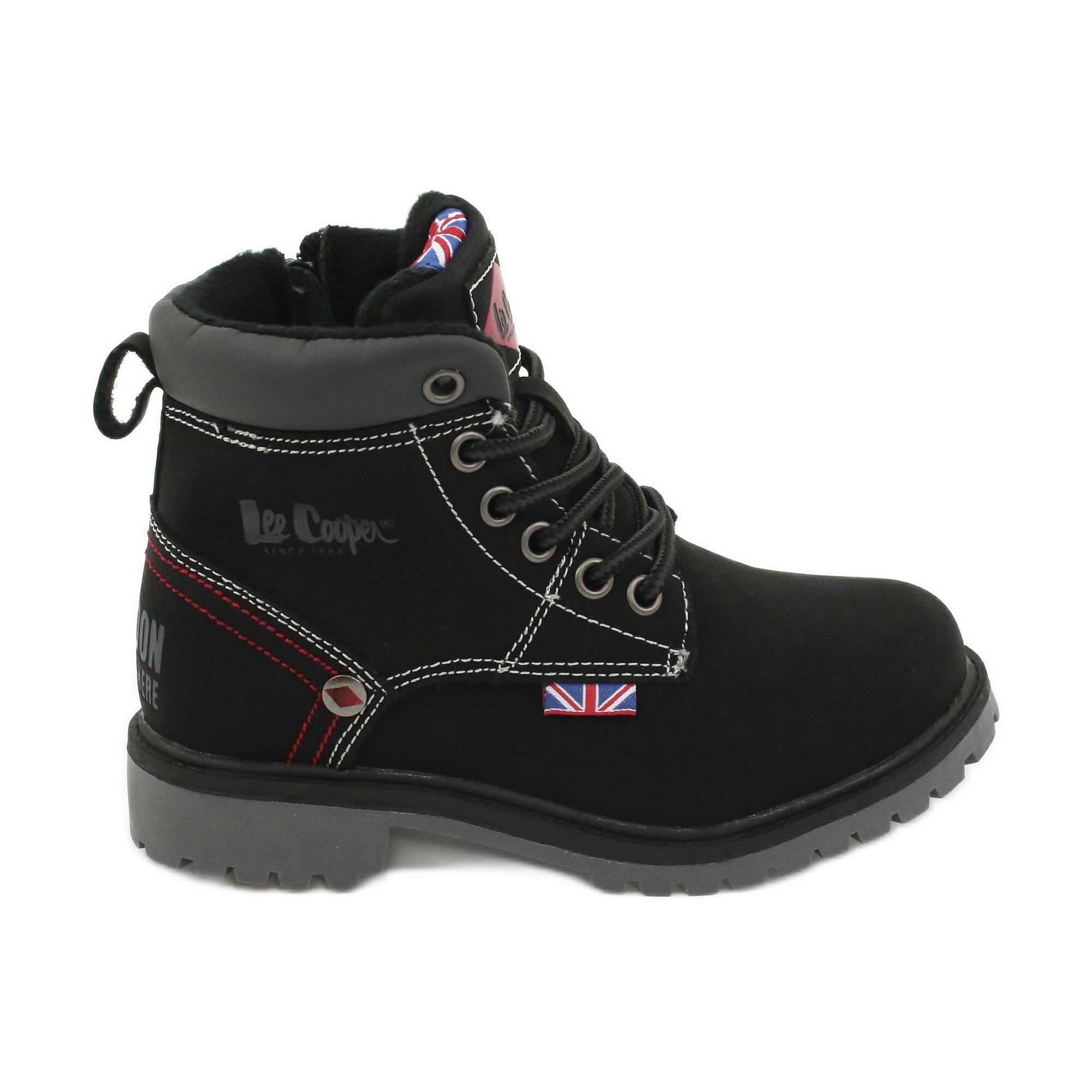 Ghete copii Lee Cooper, BM92039, Negru