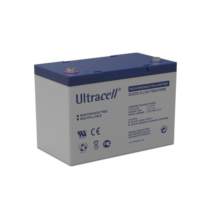 Baterie UCG 12V 75A Gel Ultracell