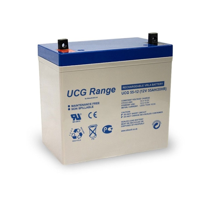 Baterie UCG 12V 55Ah Gel Ultracell