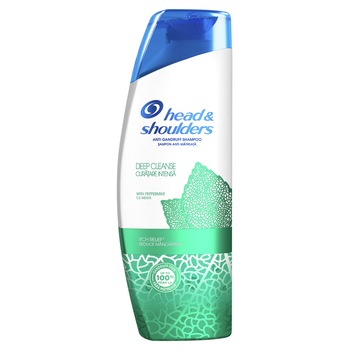 Sampon Head & Shoulders Deep Cleanse Scalp Detox, 300 ml, Menta Sampon Head & Shoulders Deep Cleanse Scalp Detox, 300 ml, Menta