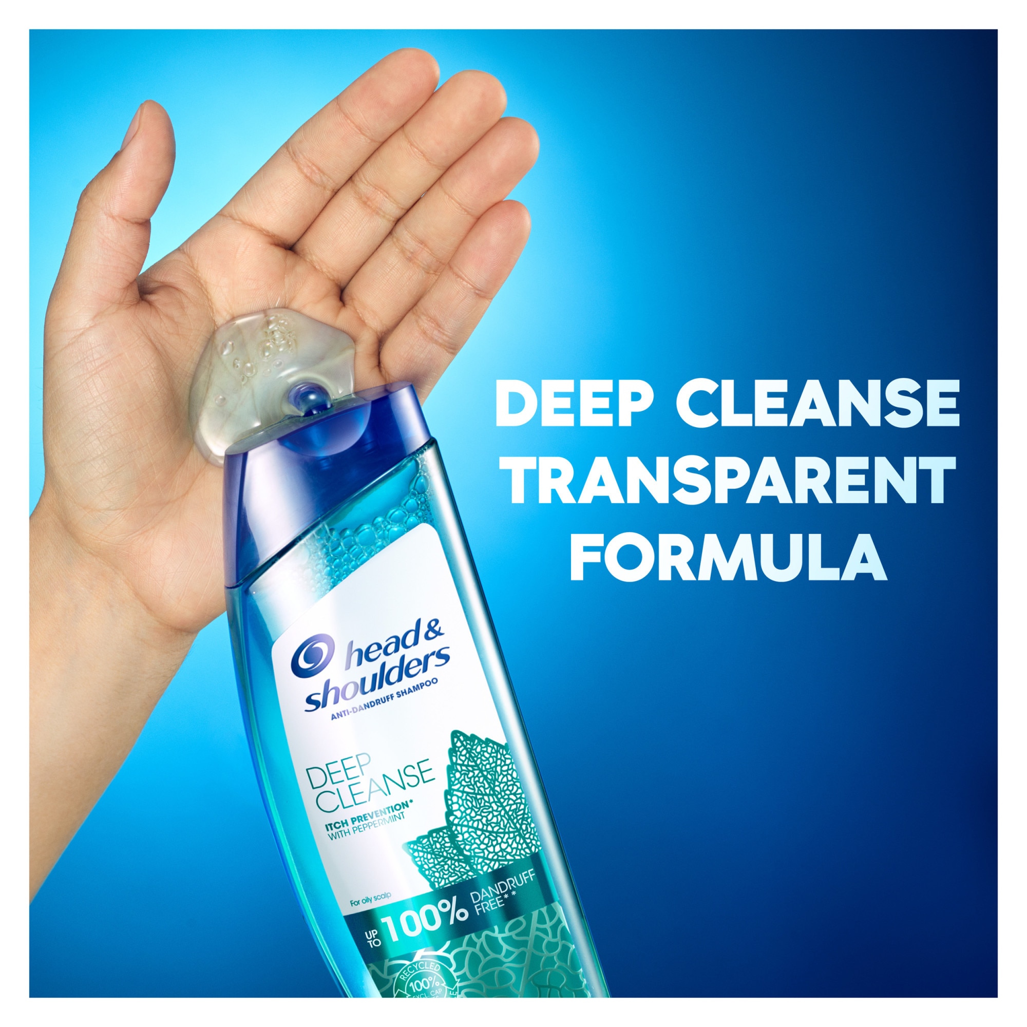 Шампоан Head & Shoulders Deep Cleanse Scalp Detox, 300 мл, Мента - eMAG.bg