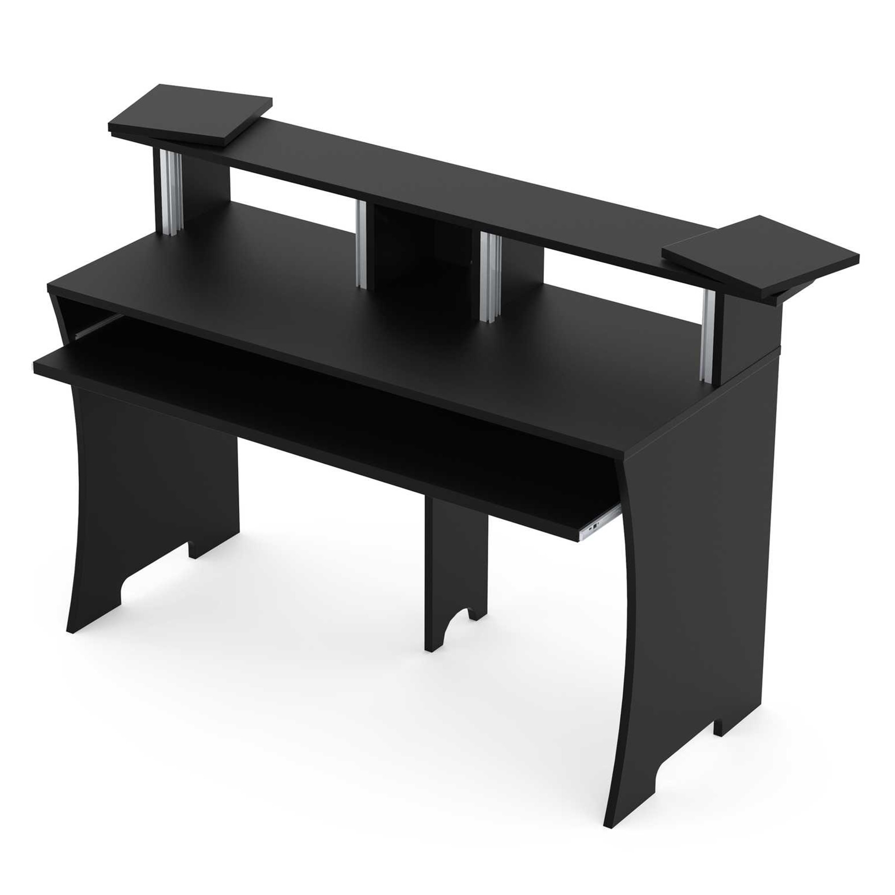 Pupitru studio, Glorious Workbenck Black, MDF, dim 15x55x96 cm