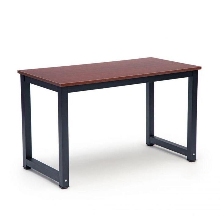 Modern home íróasztal barna asztallappal, 129 x 60 x 74 cm