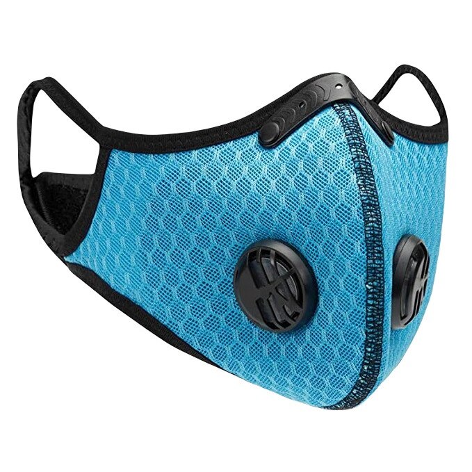 Masca de protectie textila cu filtru, detasabil, reutilizabila, Neo Filter, Bleu