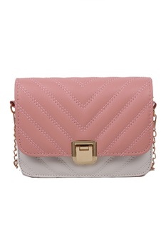 Geanta de dama Helen roz din piele ecologica matlasata, 19 x 15 x 7 cm Geanta de dama Helen roz din piele ecologica matlasata, 19 x 15 x 7 cm