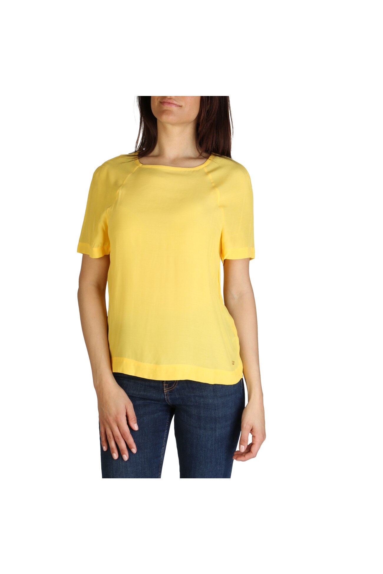 Tricou femei Tommy Hilfiger model XW0XW01059, Galben