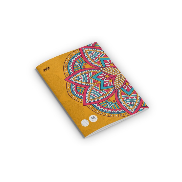 Caiet A4 Mandala by Iniko 48 file dictando