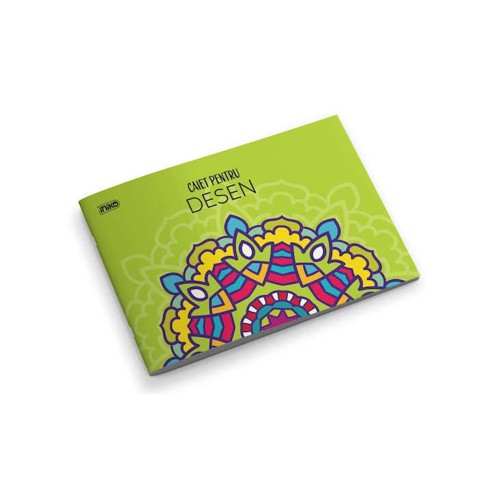 Caiet pentru desen Mandala by Iniko A4