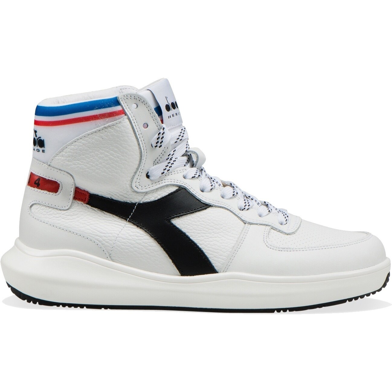 Tenisi Barbati Diadora Mi Basket H Leather Mds 201-174955-20006, Alb