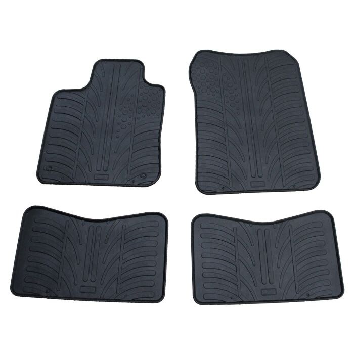 Set covorase Gledring Slovenia, cauciuc, pentru Renault Twingo 2 2007-2014, negru, 4 buc