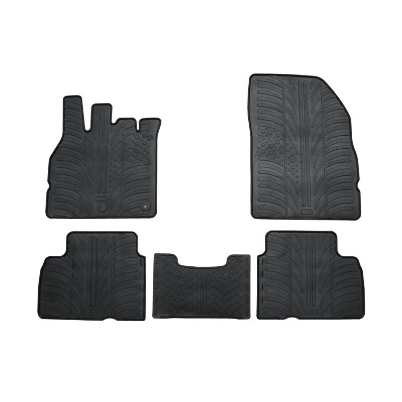 Set covorase Gledring Slovenia, cauciuc, pentru Renault Scenic 3 (JZ) 2009-2016, negru, 5 buc