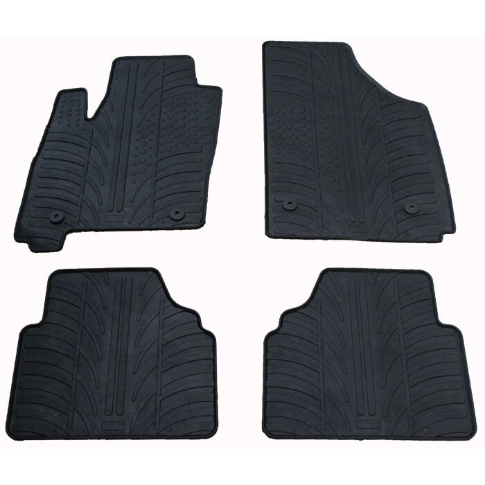 Set covorase Gledring Slovenia, cauciuc, pentru Opel Meriva 2003-2010, negru, 4 buc