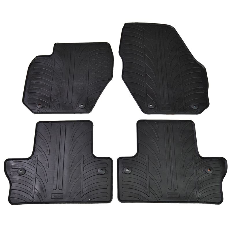 Set covorase Gledring Slovenia, cauciuc, pentru Volvo S60 2010-08.2018/V60 2010-08.2018, negru, 4 buc