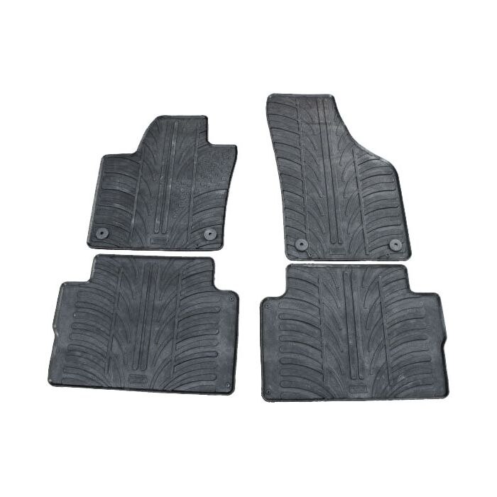 Set covorase Gledring Slovenia, cauciuc, pentru Volkswagen Sharan 2010-/Seat Alhambra 2010-, negru, 4 buc