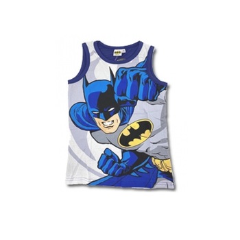 Maiou baieti, Batman, albastru, 100% bumbac Maiou baieti, Batman, albastru, 100% bumbac