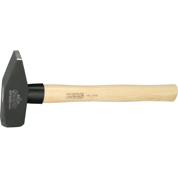 Ciocan pentru lacatus cu coada din lemn de Hickory, KS TOOLS, 1500 g