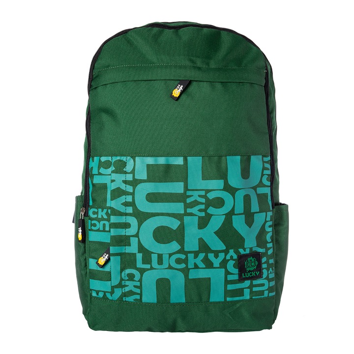 Rucsac Biggdesign, Unisex, Material durabil, Impermeabil, 17", Verde