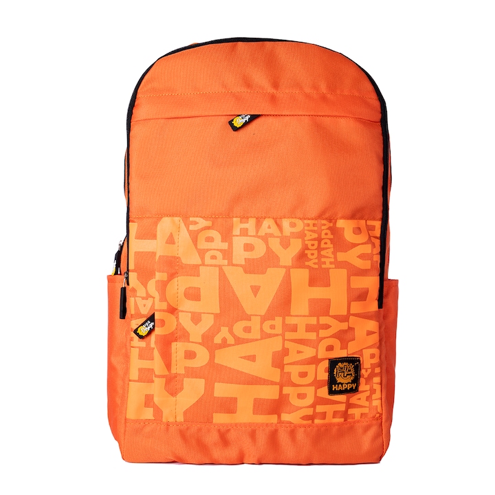 Rucsac Biggdesign, Unisex, Material durabil, Impermeabil, 17", Portocaliu