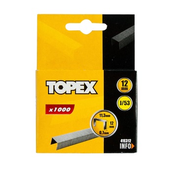 Capse Tip J, Topex, 1000 Buc/Set, Dimensiune 10 mm Capse Tip J, Topex, 1000 Buc/Set, Dimensiune 10 mm