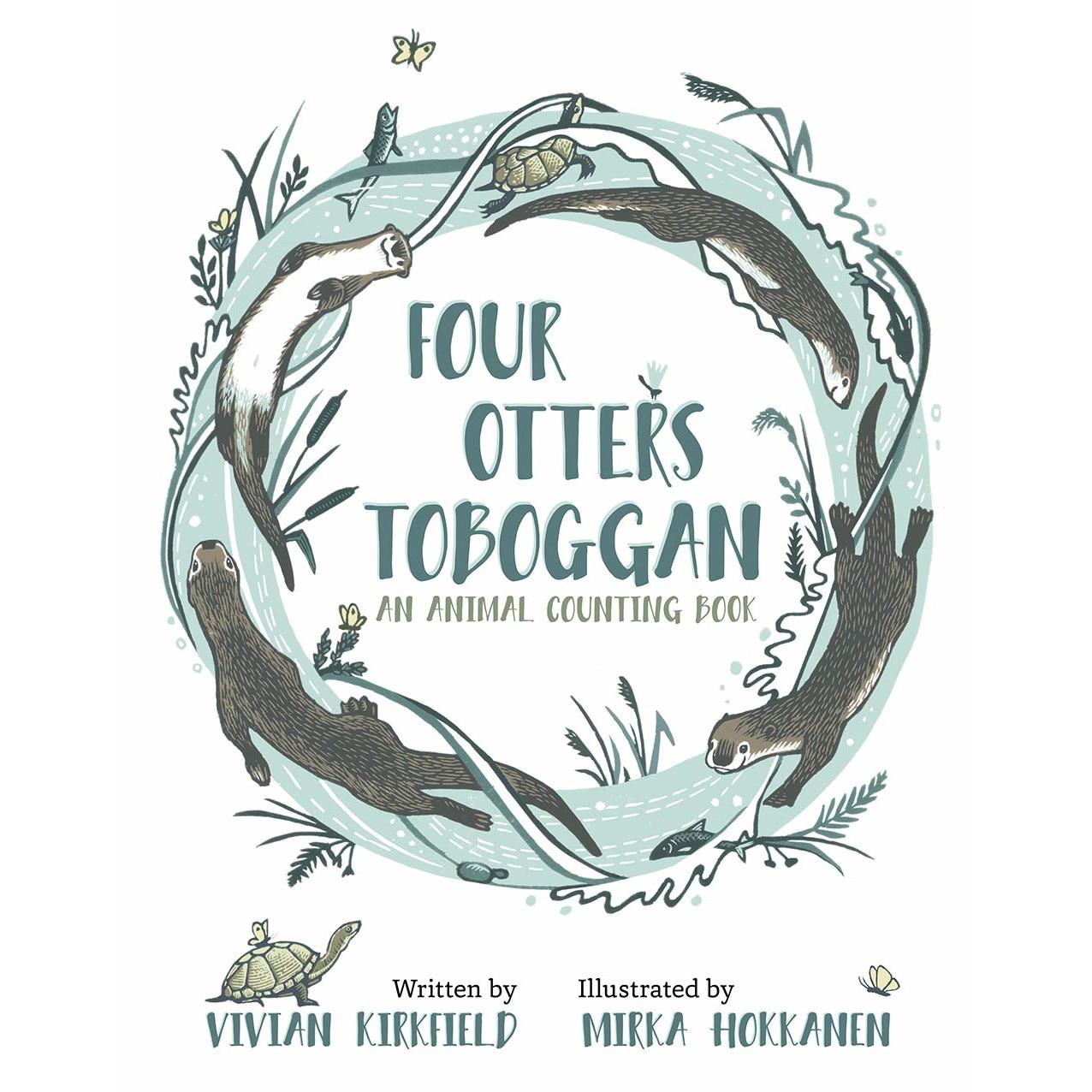 Four Otters Toboggan - Vivian Kirkfield