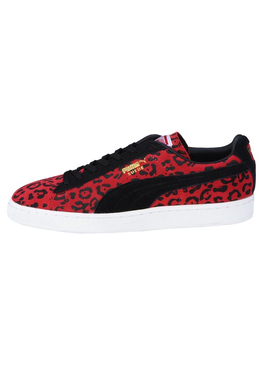 Pantofi sport dama Puma Suede Animal, rosu