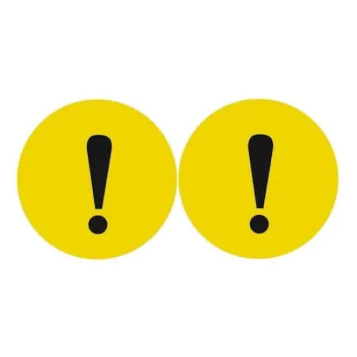 Комплект от 2 външни стикера за кола стартов знак