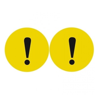 Set de 2 bucati semn incepator auto autocolant de interior Set de 2 bucati semn incepator auto autocolant de interior