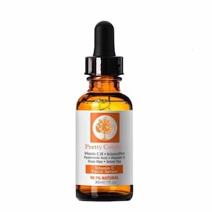 Ser cu vitamina C 20%, Vitamina E si Acid hialuronic, efect anti-imbatranire si antioxidant , Pretty Cowry 30ml