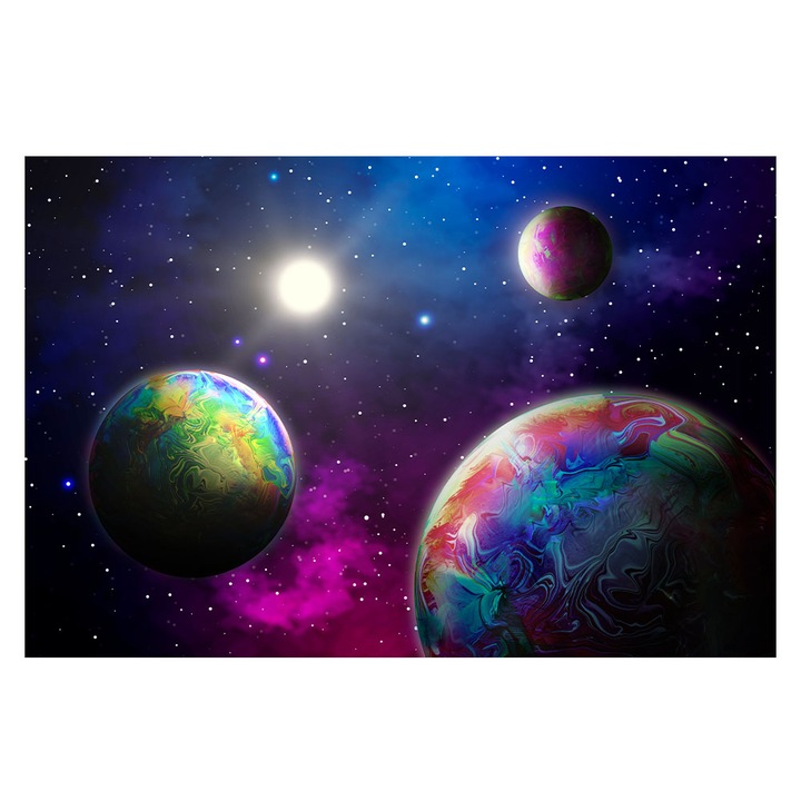 Fototapet autoadeziv, Stickermania, Planete in Univers, 130x200 cm