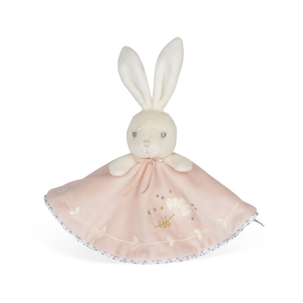 Jucarie doudou, Kaloo, Perle, iepuras, roz, 20 cm