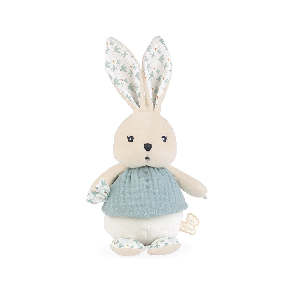 Jucarie textila, Kaloo, K'Doux, iepuras, albastru, 25 cm