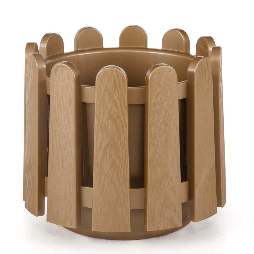 Ghiveci flori Istanbul 26xh24cm Wood Effect