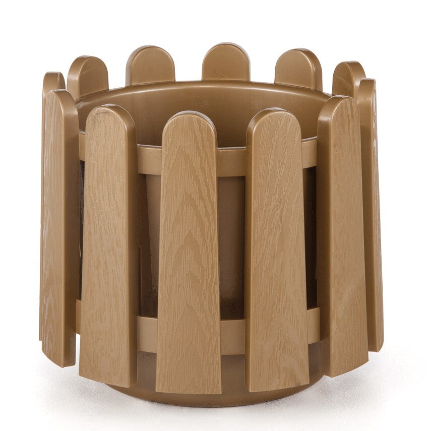 Ghiveci flori Istanbul 19xh18cm Wood Effect