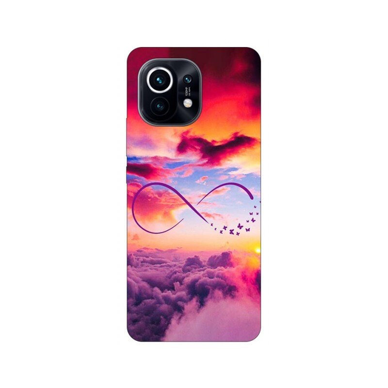 Husa Silicon Soft Upzz Print Compatibila Cu Xiaomi Mi 11 Lite / 11 Lite 5G Model Infinity