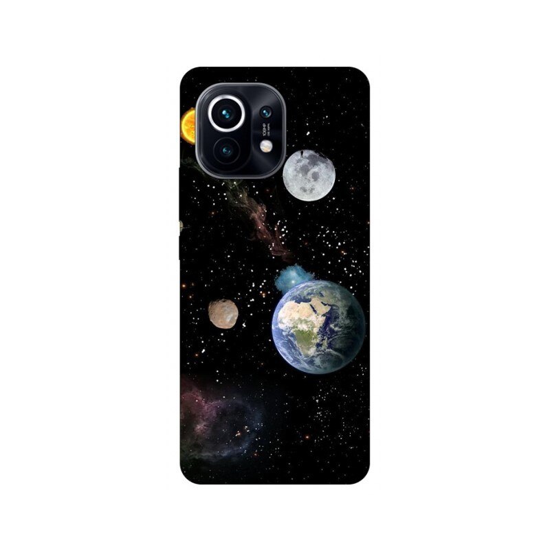 Husa Silicon Soft Upzz Print Compatibila Cu Xiaomi Mi 11 Lite / 11 Lite 5G Model Earth