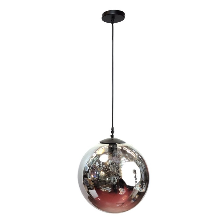 Pendul E27 sticla smoke Toure