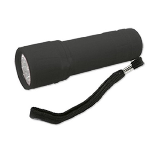 Lanterna de lucru portabila de plastic 9 LED-uri negru