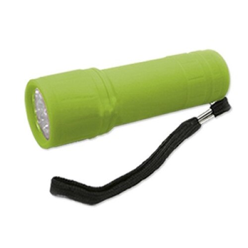 Lampa de lucru portabila de plastic 9 LED-uri verde