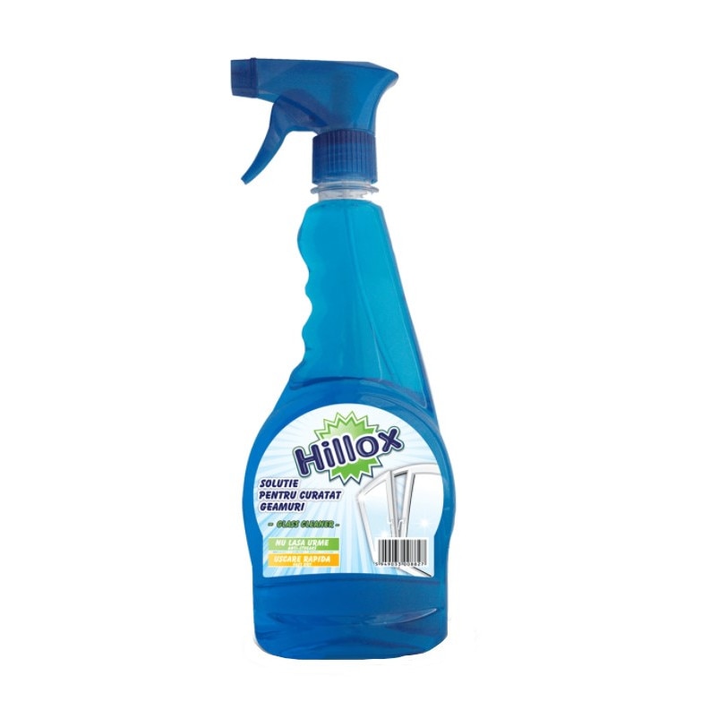 Solutie curatare geamuri, Hillox 750 ml