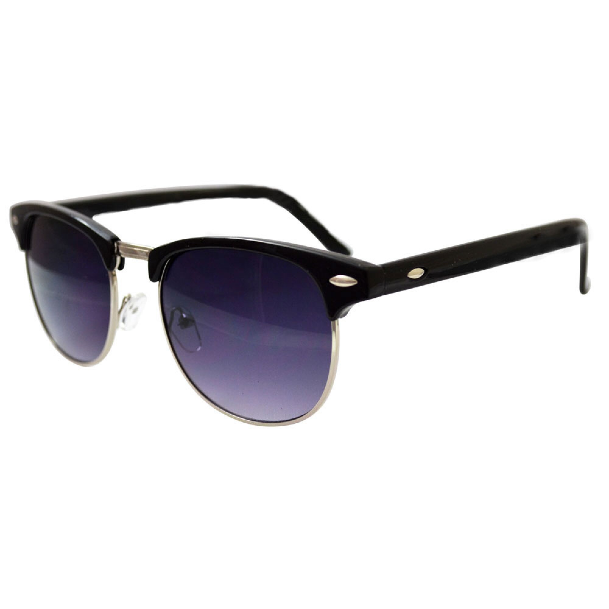 Ochelari de soare Clubmaster Retro Negru cu Auriu