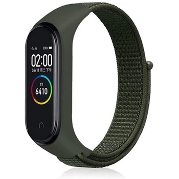 Curea Bratara Fitness rezistenta la apa pentru Xiaomi Mi Band 3 / Mi Band 4 din material textil , Verde Curea Bratara Fitness rezistenta la apa pentru Xiaomi Mi Band 3 / Mi Band 4 din material textil , Verde