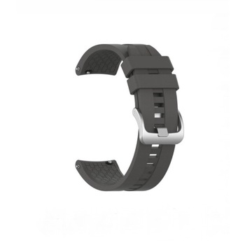 Curea silicon, 22mm, pentru Galaxy Watch 46mm, Samsung Gear S3 Frontier, Huawei Watch Gt, gri Curea silicon, 22mm, pentru Galaxy Watch 46mm, Samsung Gear S3 Frontier, Huawei Watch Gt, gri