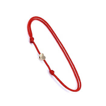 Bratara inima Agavi, argint 925, rosu/roz Bratara inima Agavi, argint 925, rosu/roz