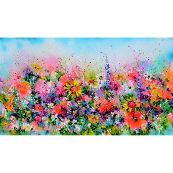 Tablou floral, camp de maci, narcise, flori de camp, pictura cu flori de primavara, pictat manual, cutit de paleta, original, I've Dreamed 26, 140x80x4 cm, pictor Soos Roxana Gabriela Tablou floral, camp de maci, narcise, flori de camp, pictura cu flori de primavara, pictat manual, cutit de paleta, original, I've Dreamed 26, 140x80x4 cm, pictor Soos Roxana Gabriela