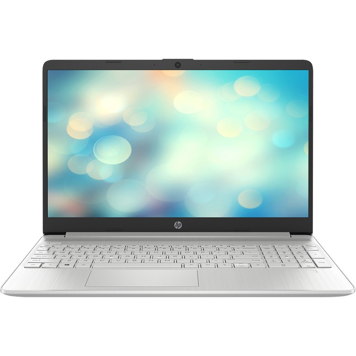 Лаптоп HP 15s-eq1015nu, 1W0C2EA.16GB.500SSD, Windows 10 Pro, 15.6", AMD Athlon Silver 3050U (2-ядрен), AMD Radeon Graphics, 16 GB 2400 MHz DDR4, Сребрист EoL
