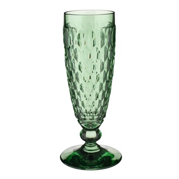 Set 4 pahare de sampanie, Villeroy & Boch, Boston, 145 ml, sticla cristal, verde Set 4 pahare de sampanie, Villeroy & Boch, Boston, 145 ml, sticla cristal, verde
