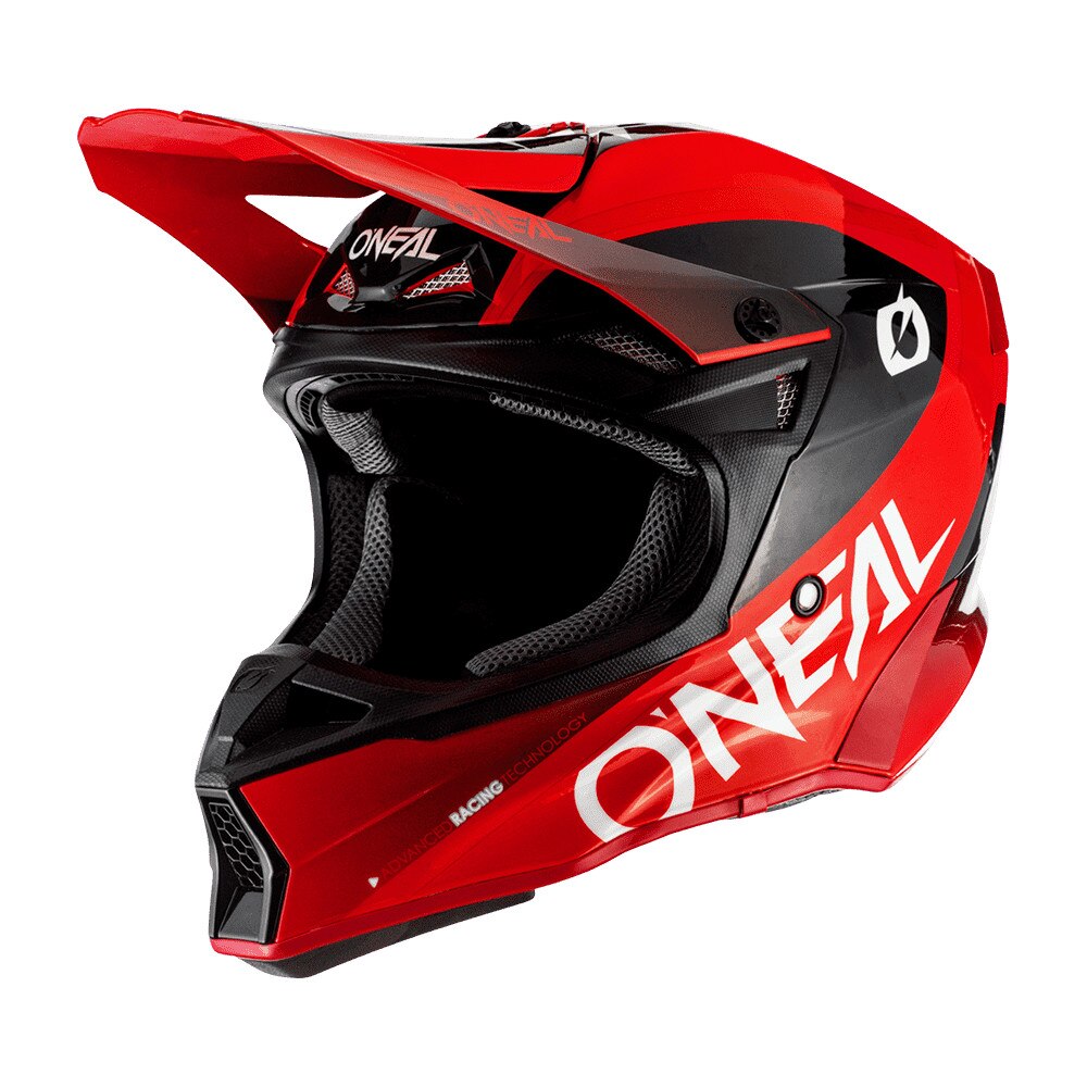 Casca motocross O'NEAL 10SERIES hyperlite core, Rosu/Negru, S
