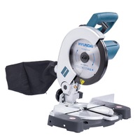 Fierastrau circular stationar, Hyundai HYD-210L-B, 1400 W, 5000 rpm, Albastru/Argintiu