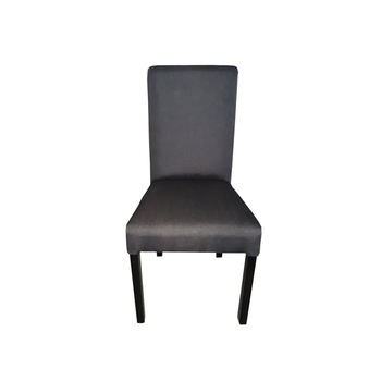 Scaun tapitat T6 EkoBlack, Smart Living Studio Casa, picioare si cadru din lemn, material textil, Negru Scaun tapitat T6 EkoBlack, Smart Living Studio Casa, picioare si cadru din lemn, material textil, Negru